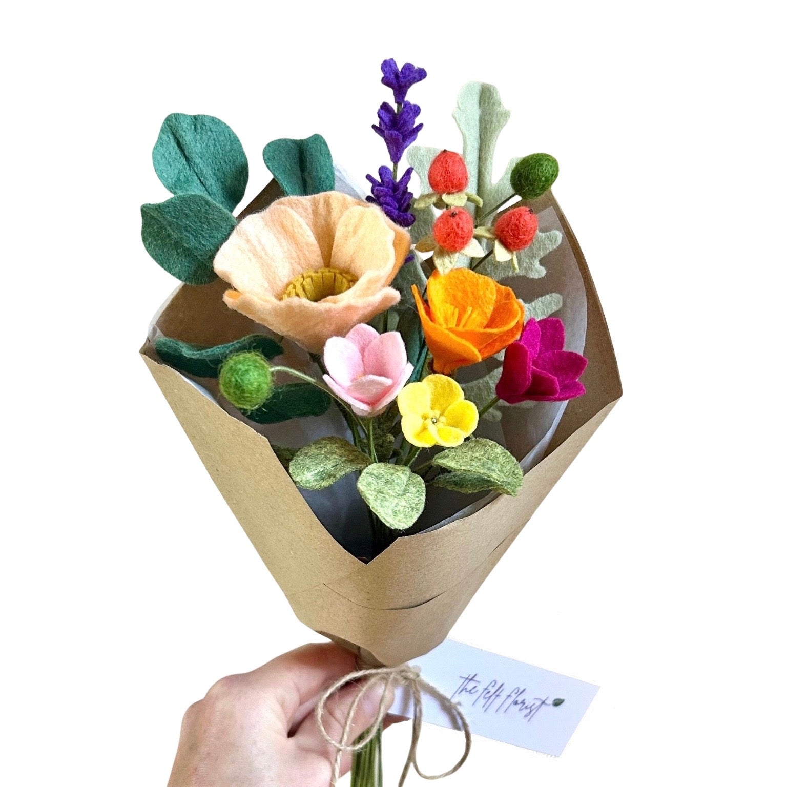 Lavish Mixed Felt Flower Bouquet